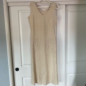 Tan Linen Dress